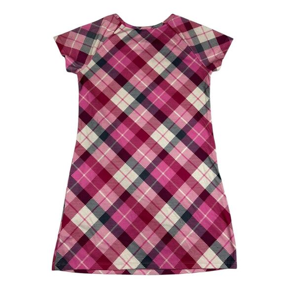 Wonder Nation Girls Set of 2 Nightgown Dresses Burgundy Owl Plaid Sz M 7/8 - Picture 4 of 10